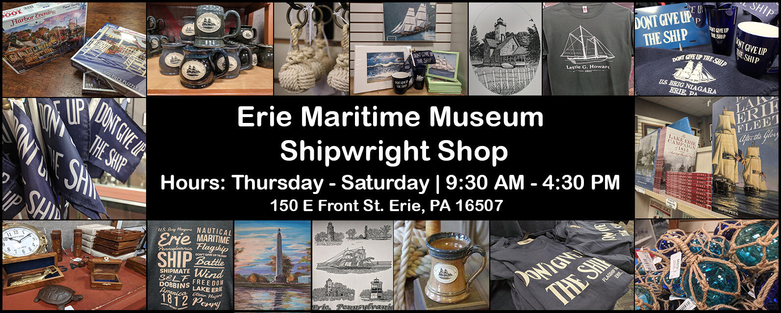 Erie Maritime Museum Gift Shop Ad 2